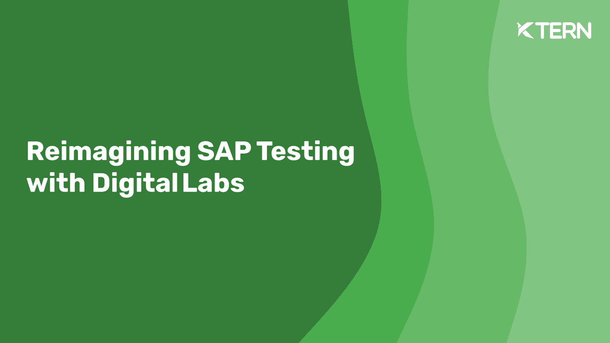 Reimagining SAP Testing with Digital Labs 